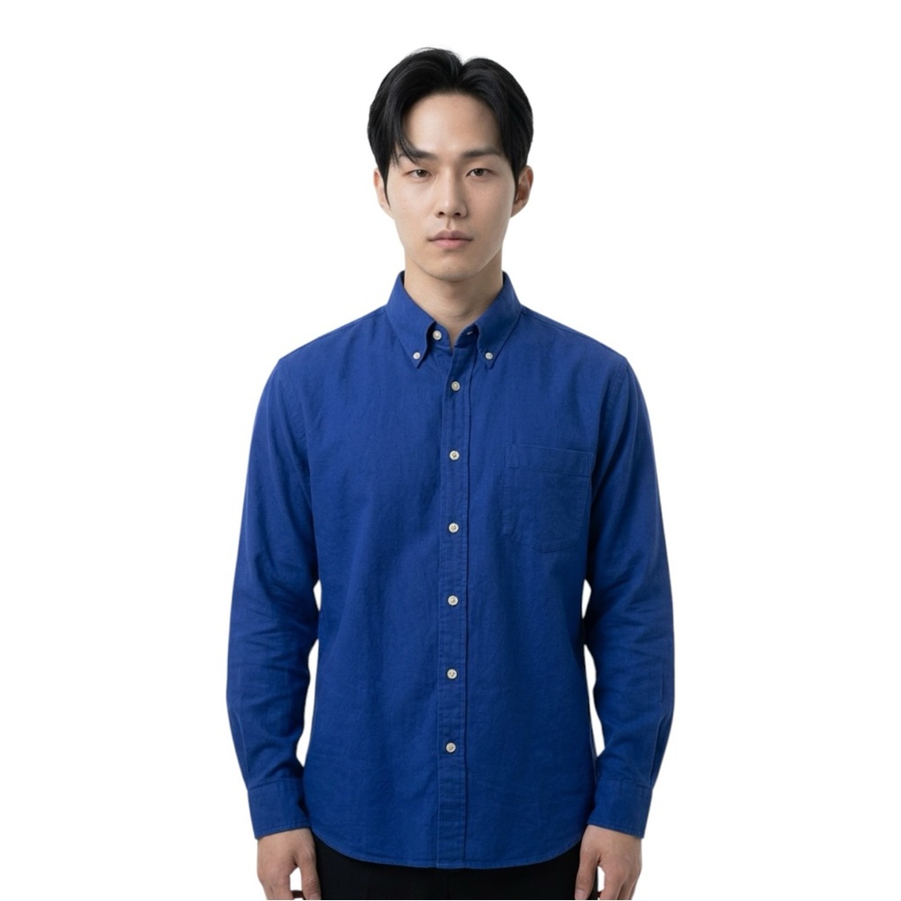 Ted Baker London Royal Blue Button Down Shirt Specialist Size 5 XL Portugal